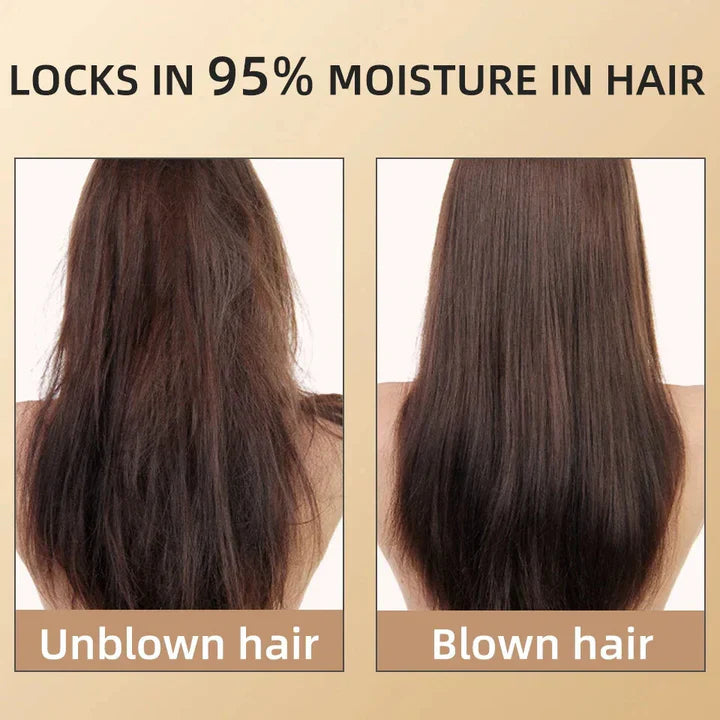 Hochleistungs-Haartrockner 2400W, Ionentechnologie, schwarz oder weiß, ergonomisches Design, für glattes, glänzendes Haar.