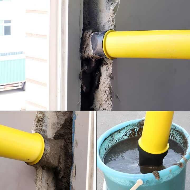 Hochpräzises CementJet Sprühgerät mit ergonomischem Griff und vierfach-Sprühdüse für gleichmäßige Zementanwendungen.
