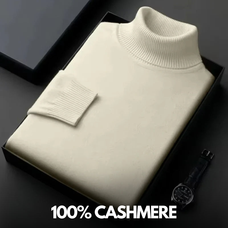 Hochwertiger Kaschmir-Pullover für Herren in Beige, Blau, Grau, Rot oder Schwarz, luxuriös weich und elegant für jeden Anlass