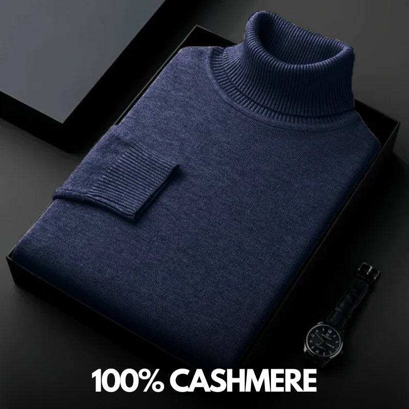 Hochwertiger Kaschmir-Pullover für Herren in Beige, Blau, Grau, Rot oder Schwarz, luxuriös weich und elegant für jeden Anlass