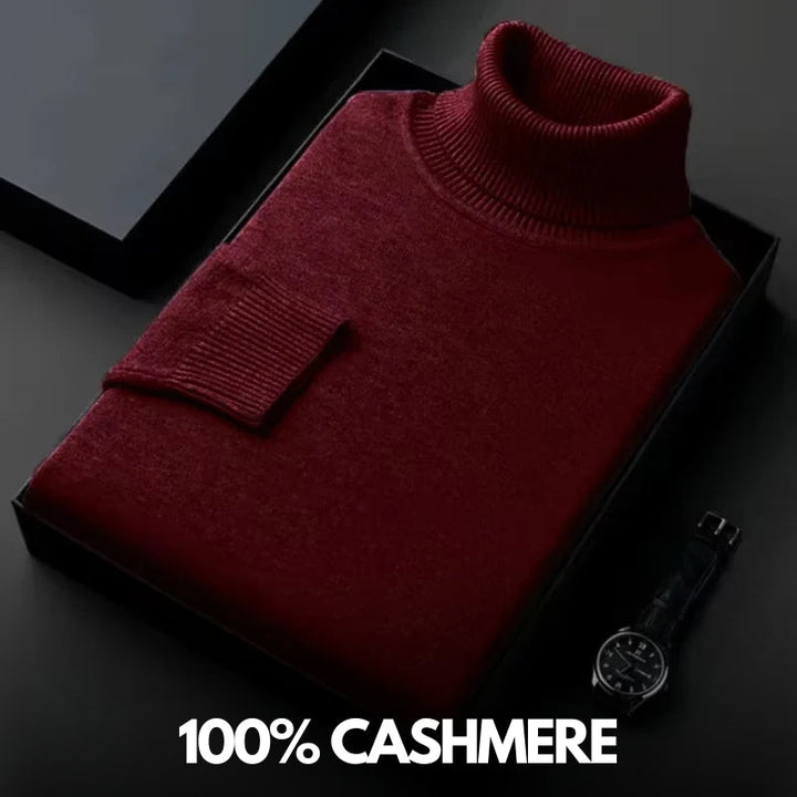 Hochwertiger Kaschmir-Pullover für Herren in Beige, Blau, Grau, Rot oder Schwarz, luxuriös weich und elegant für jeden Anlass
