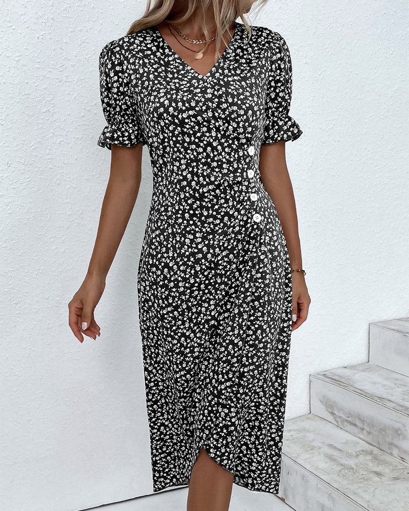 "Hochwertiges Damen-Midi-Kleid in stilvollem Schnitt und Farben wie Grün, Rosa, Schwarz und Blau, ideal für Sommer."