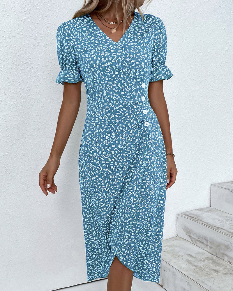 "Hochwertiges Damen-Midi-Kleid in stilvollem Schnitt und Farben wie Grün, Rosa, Schwarz und Blau, ideal für Sommer."