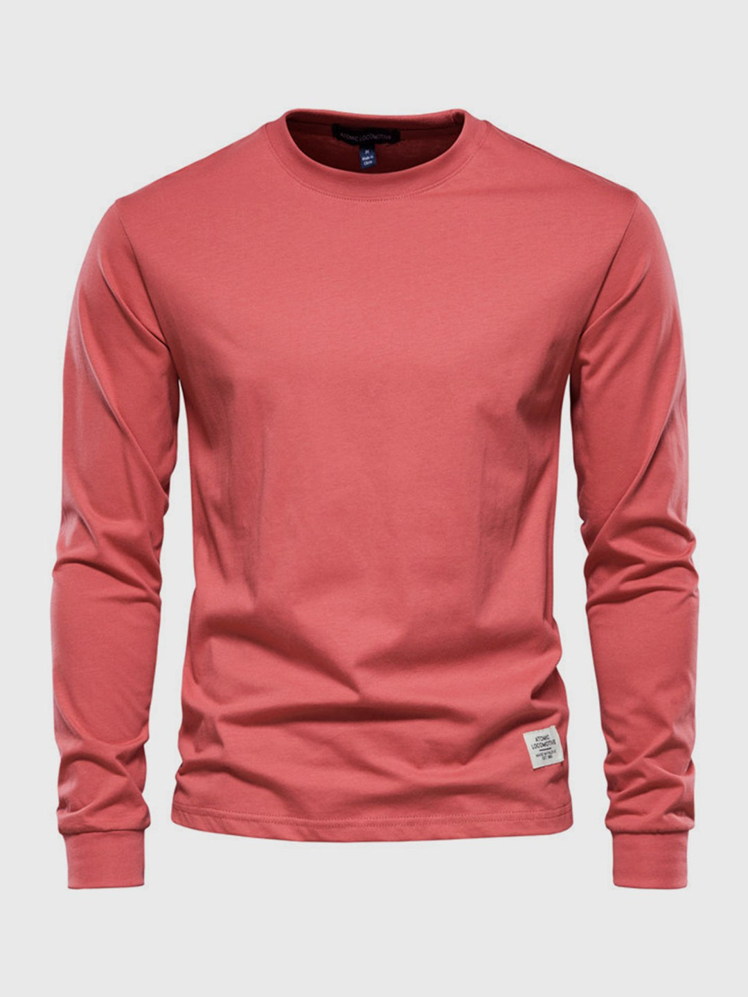 "Hochwertiges Herren Langarmshirt aus Baumwolle mit Rundhalsausschnitt, zeitlose Passform, ideal für vielseitige Looks."