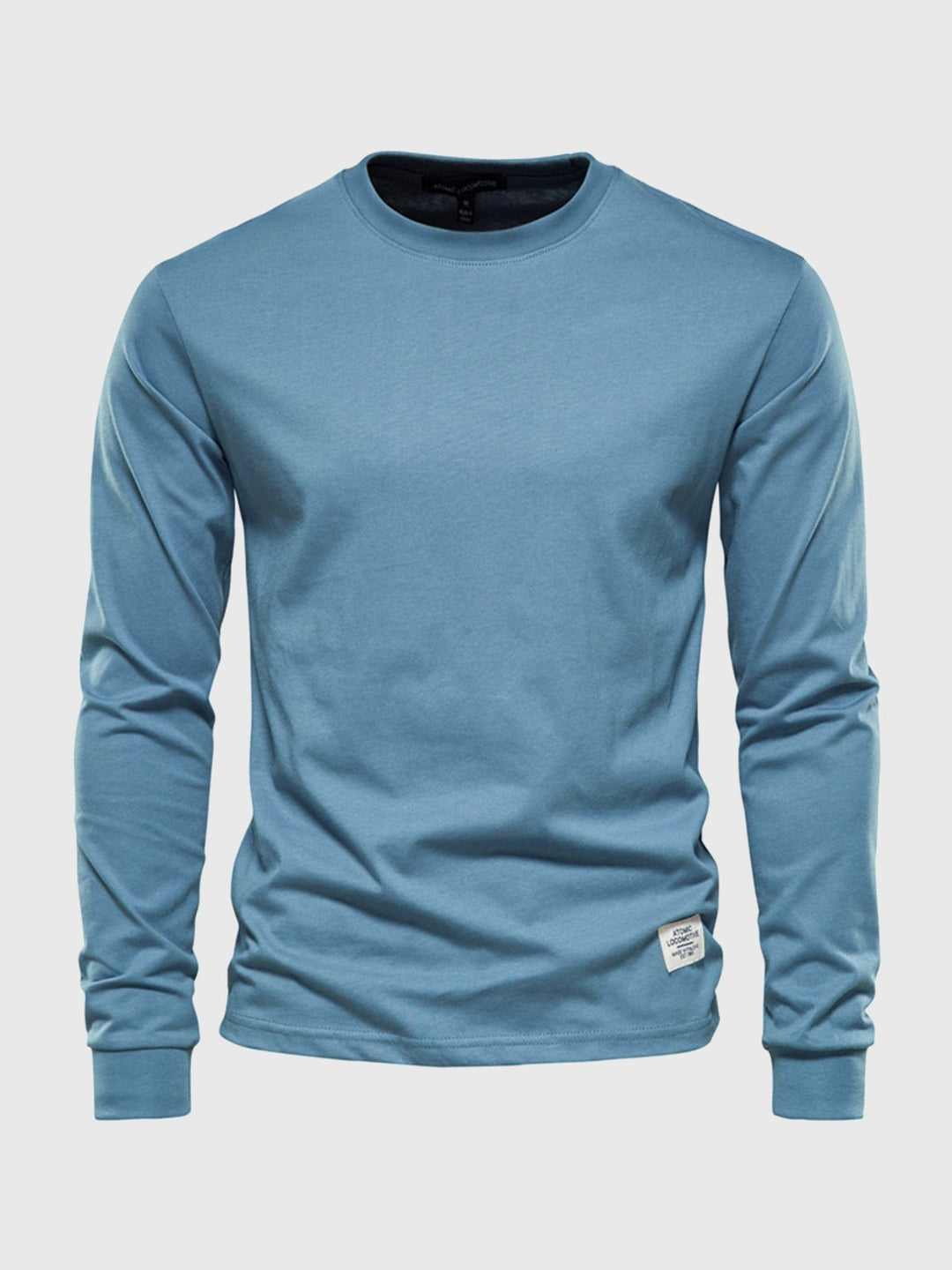 "Hochwertiges Herren Langarmshirt aus Baumwolle mit Rundhalsausschnitt, zeitlose Passform, ideal für vielseitige Looks."