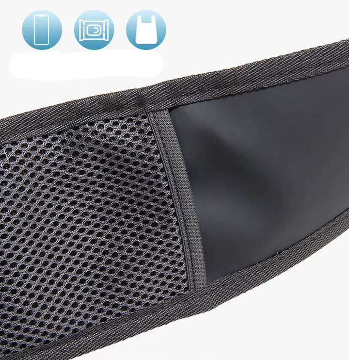 "Hunde-Tragetasche Seitenansicht, ergonomisch, atmungsaktiv, mit gepolsterten Gurten für Komfort und Sicherheit für Haustiere