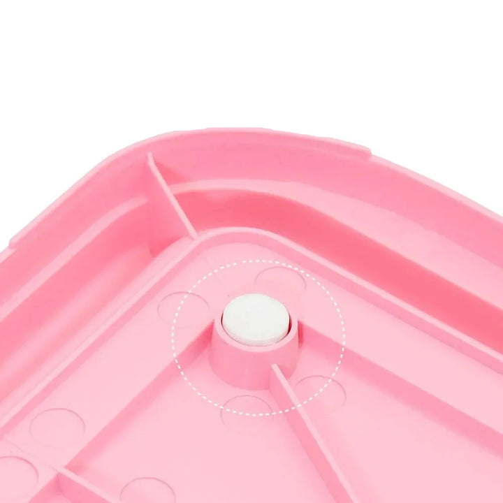 "Hygienisches Hunde-WC Indoor mit rutschfester Matte, ideal für Welpen und kleine Hunde, einfache Reinigung."