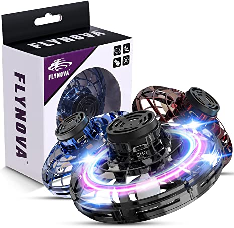 Infrarot UFO Spielzeug, handgesteuerte LED-Drohne mit bunten Lichteffekten, ideal für drinnen und draußen, für Kinder geeigne
