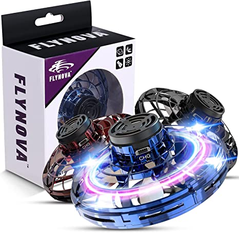 Infrarot UFO Spielzeug, handgesteuerte LED-Drohne mit bunten Lichteffekten, ideal für drinnen und draußen, für Kinder geeigne