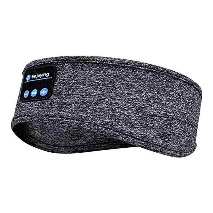 Innovative Schlafmaske mit Bluetooth-Kopfhörern, ergonomisch, aus weichem, atmungsaktivem Material für entspannten Schlaf.