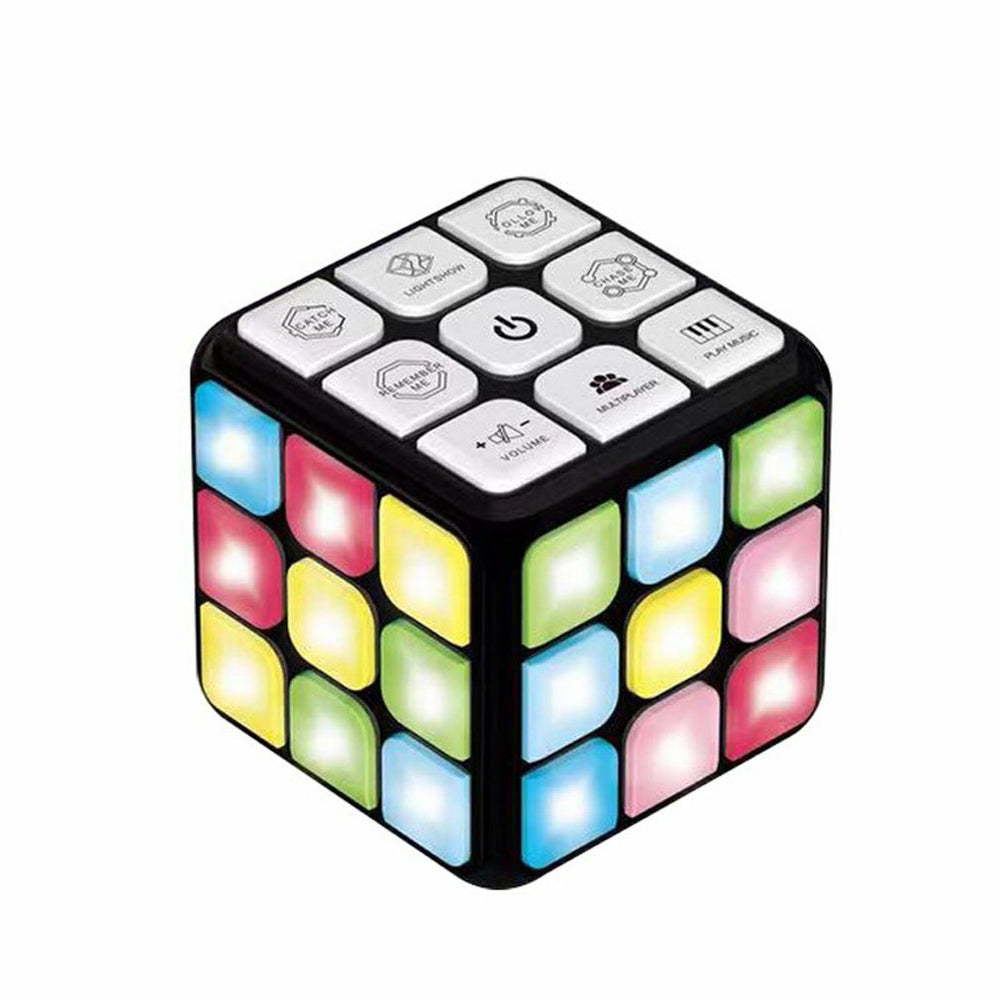 "Intelligenter Rubik's Cube mit blauem und weißem Design, fördert kognitive Fähigkeiten, geeignet für Anfänger und Profis"