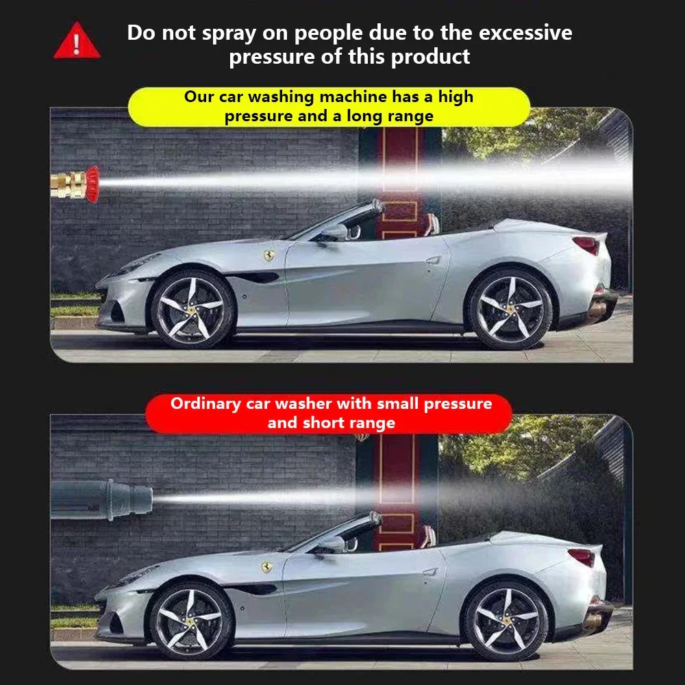 "Kabelloser Hochdruckreiniger, kompakt, graues Design, 60Bar, mit Akku, für flexible Reinigung von Auto und Garten geeignet."