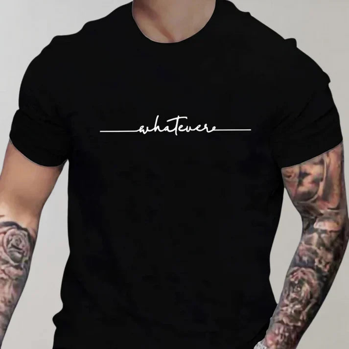 "Klassisches Herren T-Shirt mit Rundhalsausschnitt in Dunkelgrau, weicher Stoff, vielseitig kombinierbar für jeden Anlass."