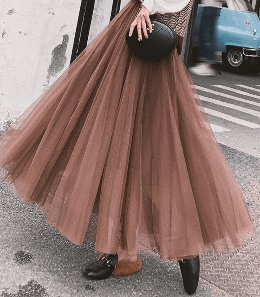 Damen knöchellanger Rock mit hoher Taille und elegantem Design