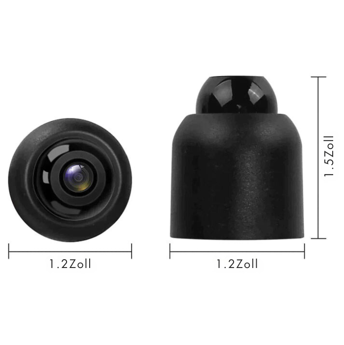 Kompakte Wi-Fi-Sicherheitskamera mit Nachtsicht, ideal für Zuhause, bietet Fernzugriff und klare Überwachung bei Tag und Nach