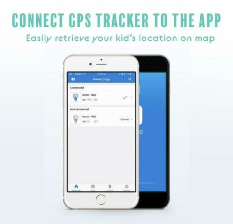 Kompakter Kinder-GPS-Tracker in Blau, Grün, Rosa oder Schwarz, elegantes Design, Sicherheit durch Echtzeit-Tracking