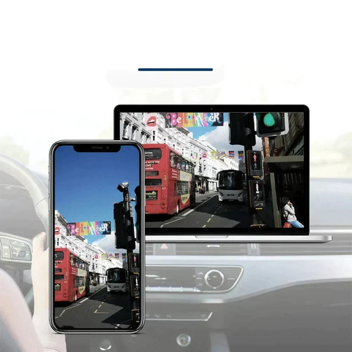 "Kompakter schwarzer Smart GPS-Tracker, magnetisch, kompakt, für Echtzeitüberwachung und Schutz von Wertsachen."