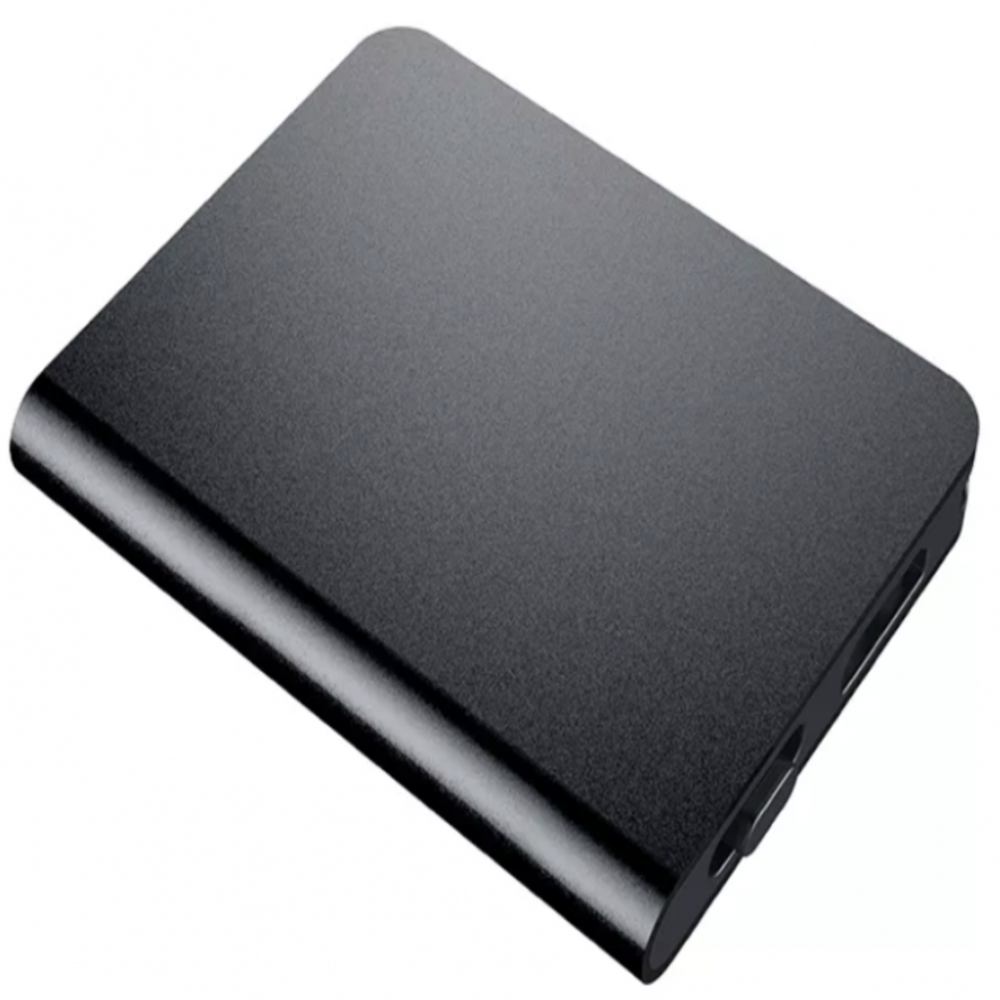 "Kompaktes Mini-Diktiergerät, 16GB-32GB, silber, tragbar, ideal für unterwegs, klare Audioaufnahmen, Größe 5x0,6 cm, 21g"