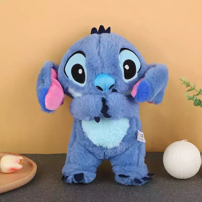 "Kuscheliges Plüschspielzeug mit sanften Lichtern und Musik, ideal für Geborgenheit und Entspannung bei Kindern und Babys."