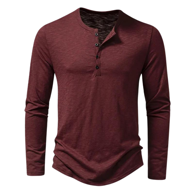 "Langärmliges Herren-Shirt, grau, vielseitig einsetzbar, atmungsaktives Material, moderne Passform, für Büro und Freizeit"