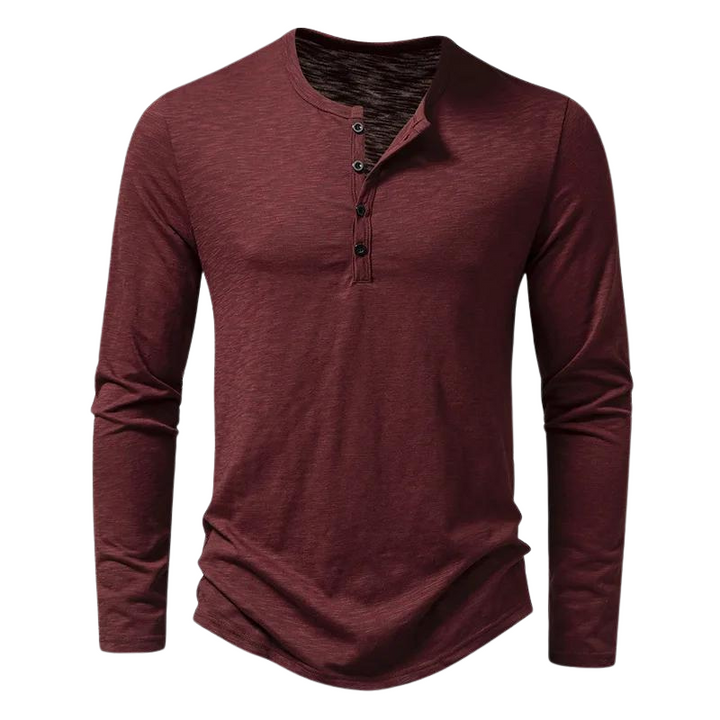"Langärmliges Herren-Shirt, grau, vielseitig einsetzbar, atmungsaktives Material, moderne Passform, für Büro und Freizeit"
