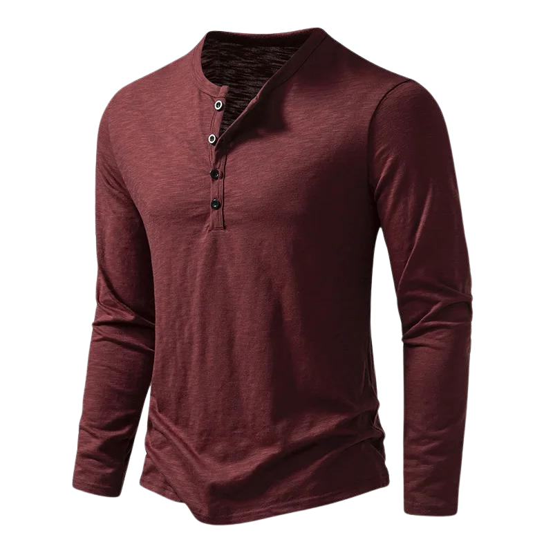 "Langärmliges Herren-Shirt, grau, vielseitig einsetzbar, atmungsaktives Material, moderne Passform, für Büro und Freizeit"