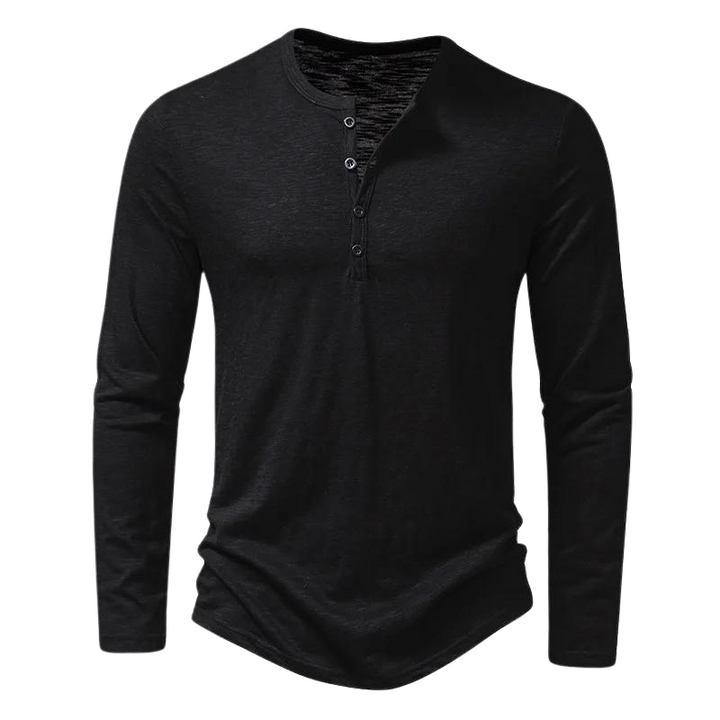 "Langärmliges Herren-Shirt, grau, vielseitig einsetzbar, atmungsaktives Material, moderne Passform, für Büro und Freizeit"