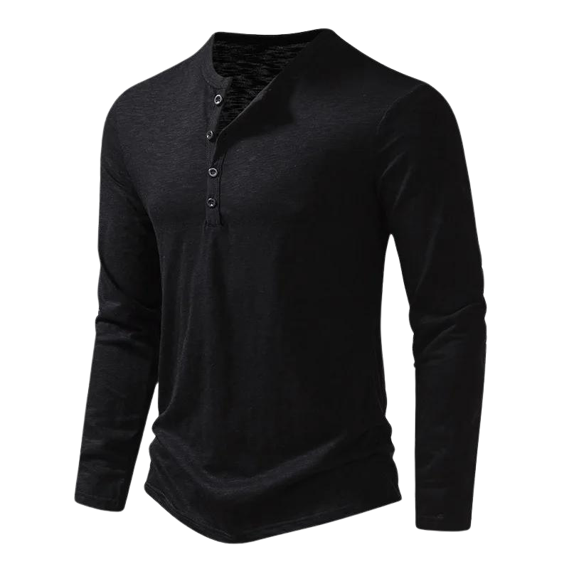 "Langärmliges Herren-Shirt, grau, vielseitig einsetzbar, atmungsaktives Material, moderne Passform, für Büro und Freizeit"
