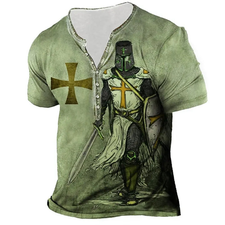 "Lässiges Herren-Kurzarmshirt in Blau, entspannter Schnitt, vielseitig kombinierbar für den modernen, eleganten Casual-Look."