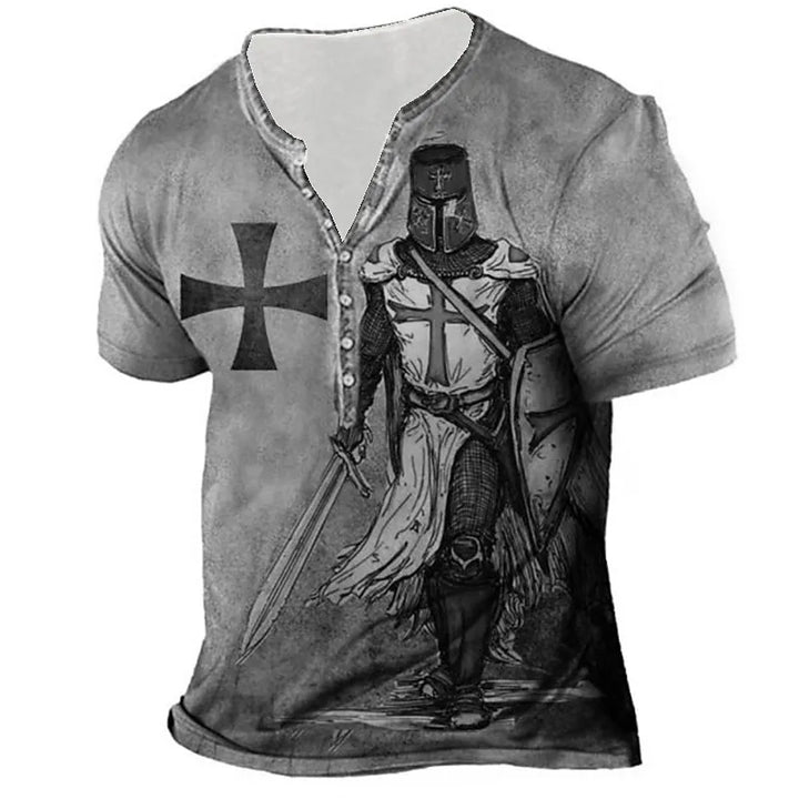 "Lässiges Herren-Kurzarmshirt in Blau, entspannter Schnitt, vielseitig kombinierbar für den modernen, eleganten Casual-Look."