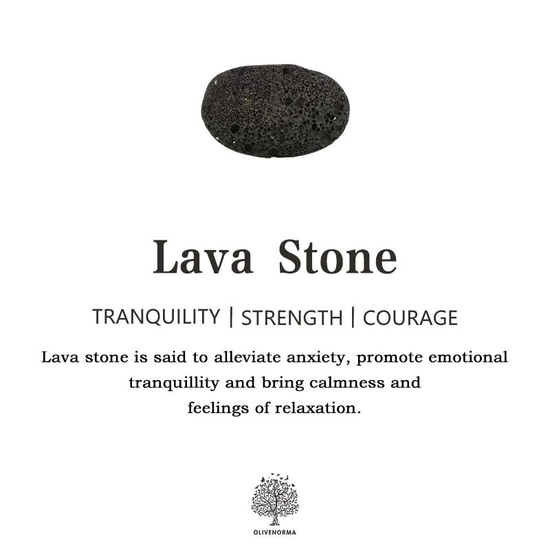 Schwarzer Lavastein, oval, für Entspannung und Stressabbau, Naturstein, beruhigend.