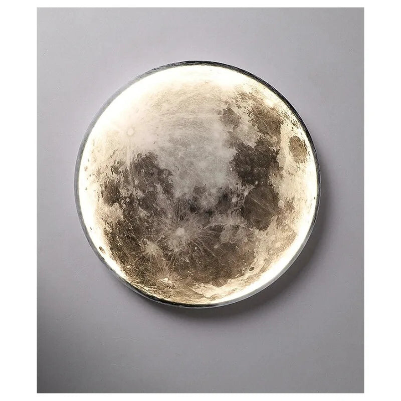 "LED Mond Wandleuchte, mondförmig, minimalistisch, elegantes Design, stimmungsvolle Wandbeleuchtung, Schlafzimmerdekor"