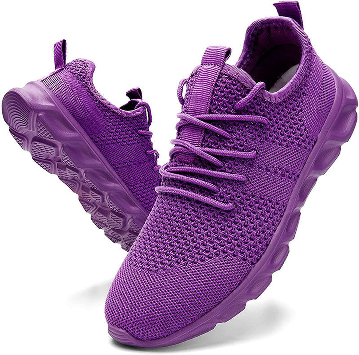 Leichte, atmungsaktive Damen Freizeitschuhe mit 4 cm Ferse und bequemem Material für vielseitigen Komfort.