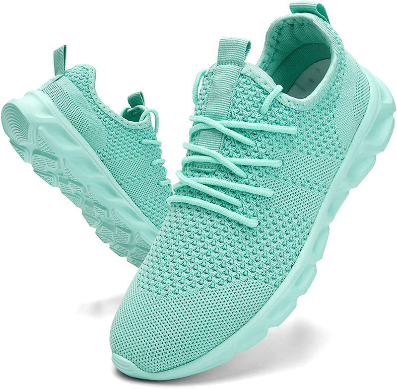 Leichte, atmungsaktive Damen Freizeitschuhe mit 4 cm Ferse und bequemem Material für vielseitigen Komfort.