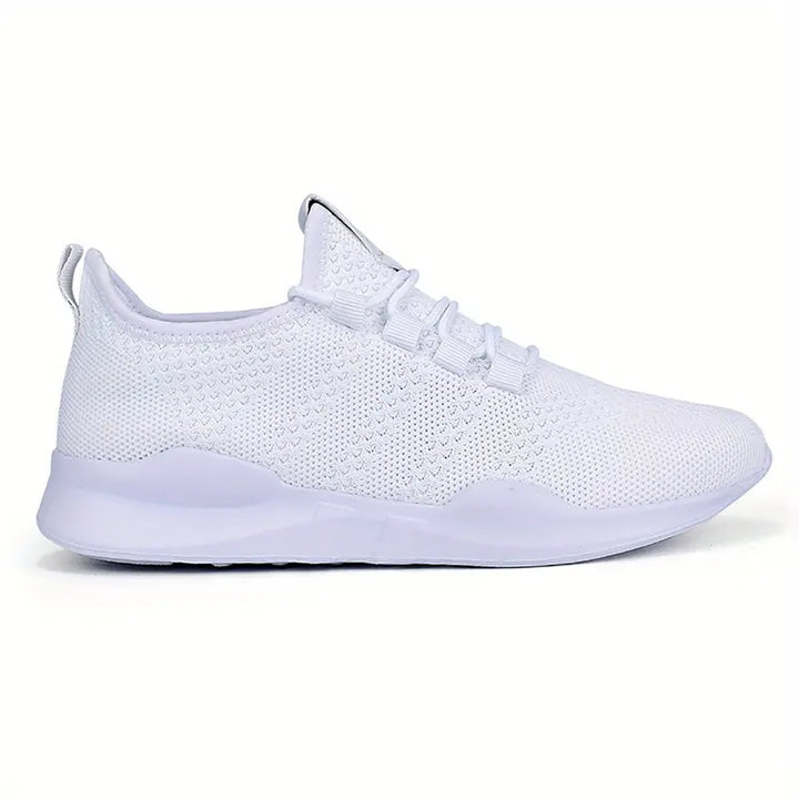 Leichte, atmungsaktive Herrenschuhe in Dunkelgrün. Moderne, funktionale Konstruktion für hohen Komfort beim Laufen.