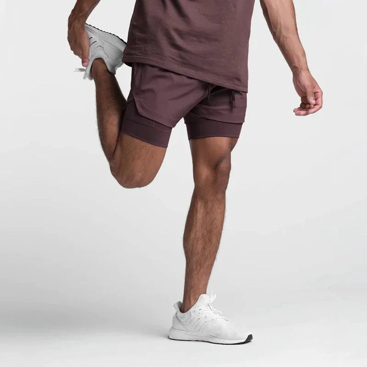 Leichte, flexible StaminaPro Fitness-Shorts für Herren, ideal für Workouts, atmungsaktiv mit feuchtigkeitsableitendem Materia