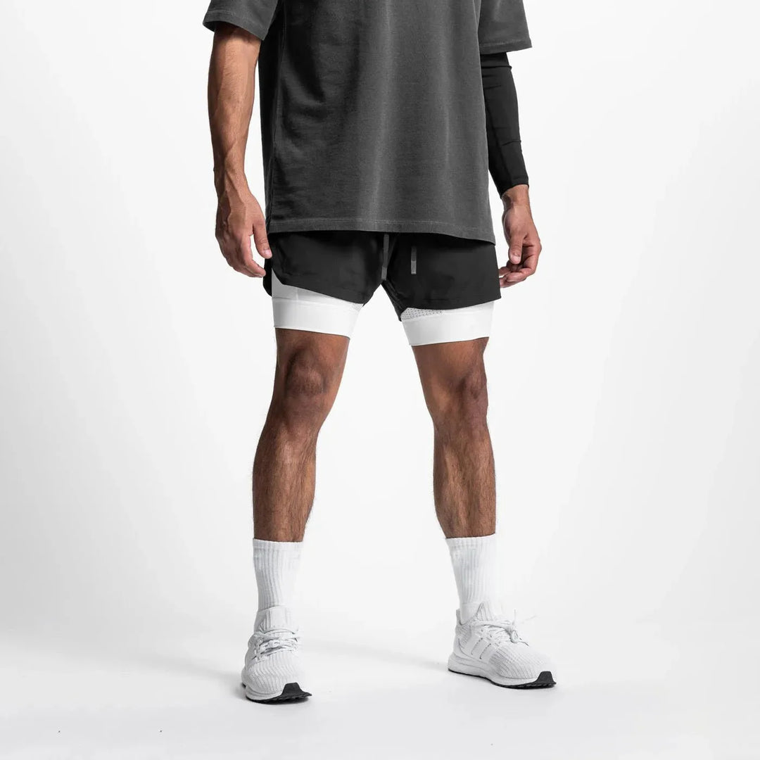 Leichte, flexible StaminaPro Fitness-Shorts für Herren, ideal für Workouts, atmungsaktiv mit feuchtigkeitsableitendem Materia