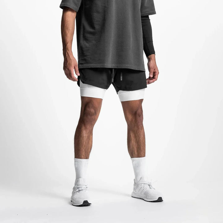 Leichte, flexible StaminaPro Fitness-Shorts für Herren, ideal für Workouts, atmungsaktiv mit feuchtigkeitsableitendem Materia