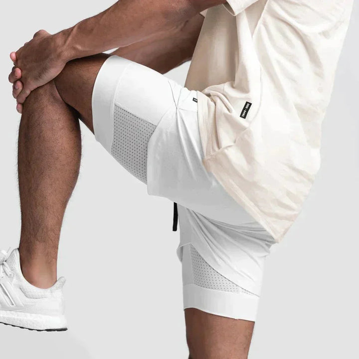Leichte, flexible StaminaPro Fitness-Shorts für Herren, ideal für Workouts, atmungsaktiv mit feuchtigkeitsableitendem Materia