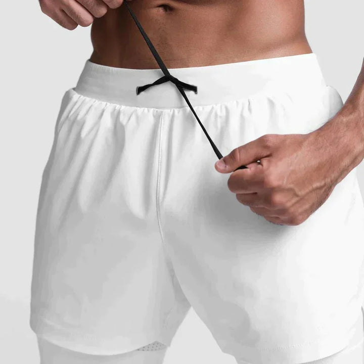 Leichte, flexible StaminaPro Fitness-Shorts für Herren, ideal für Workouts, atmungsaktiv mit feuchtigkeitsableitendem Materia