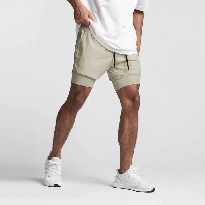 Leichte, flexible StaminaPro Fitness-Shorts für Herren, ideal für Workouts, atmungsaktiv mit feuchtigkeitsableitendem Materia