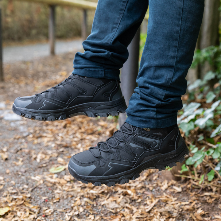 "Leichte orthopädische Wanderschuhe für Damen mit abnehmbarem Riemen, rutschfester Sohle und wasserfester Oberfläche."