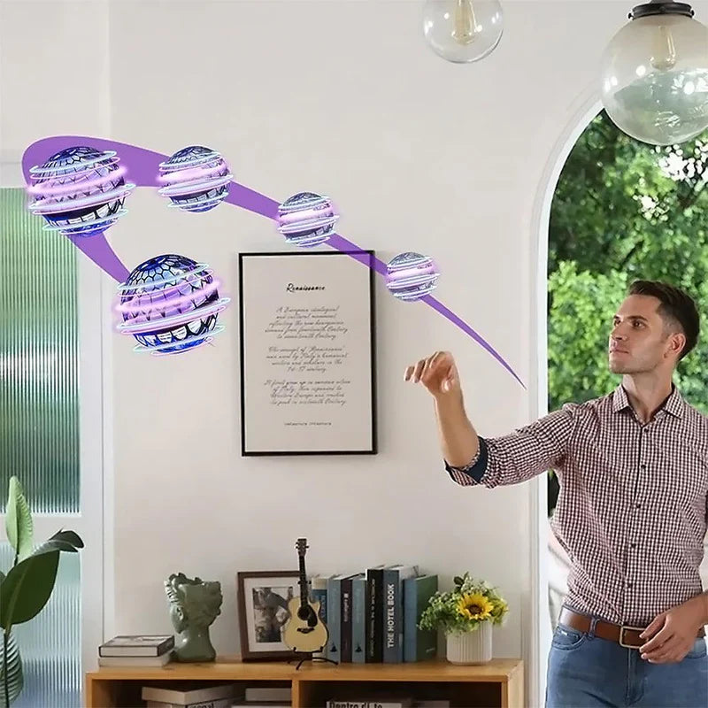 "Leuchtender schwebender Spielball mit LED-Effekten, ideal für drinnen und draußen. Fördert Spielspaß und Kreativität."