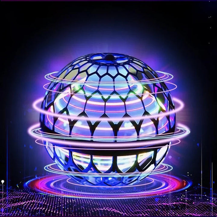 "Leuchtender schwebender Spielball mit LED-Effekten, ideal für drinnen und draußen. Fördert Spielspaß und Kreativität."