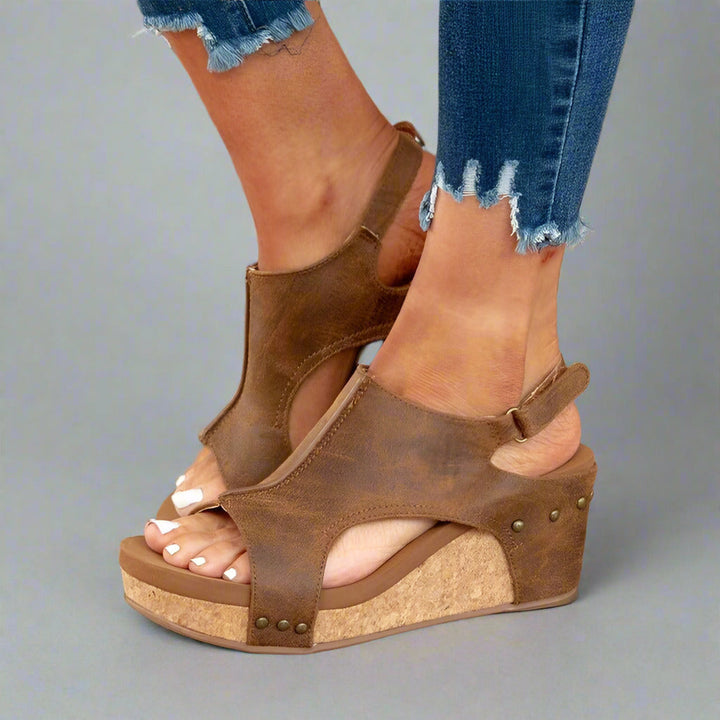 "Lila vegane Sandalen für Damen, orthopädische Passform, elegantes Design, mit Klettverschluss, optimal für Komfort"