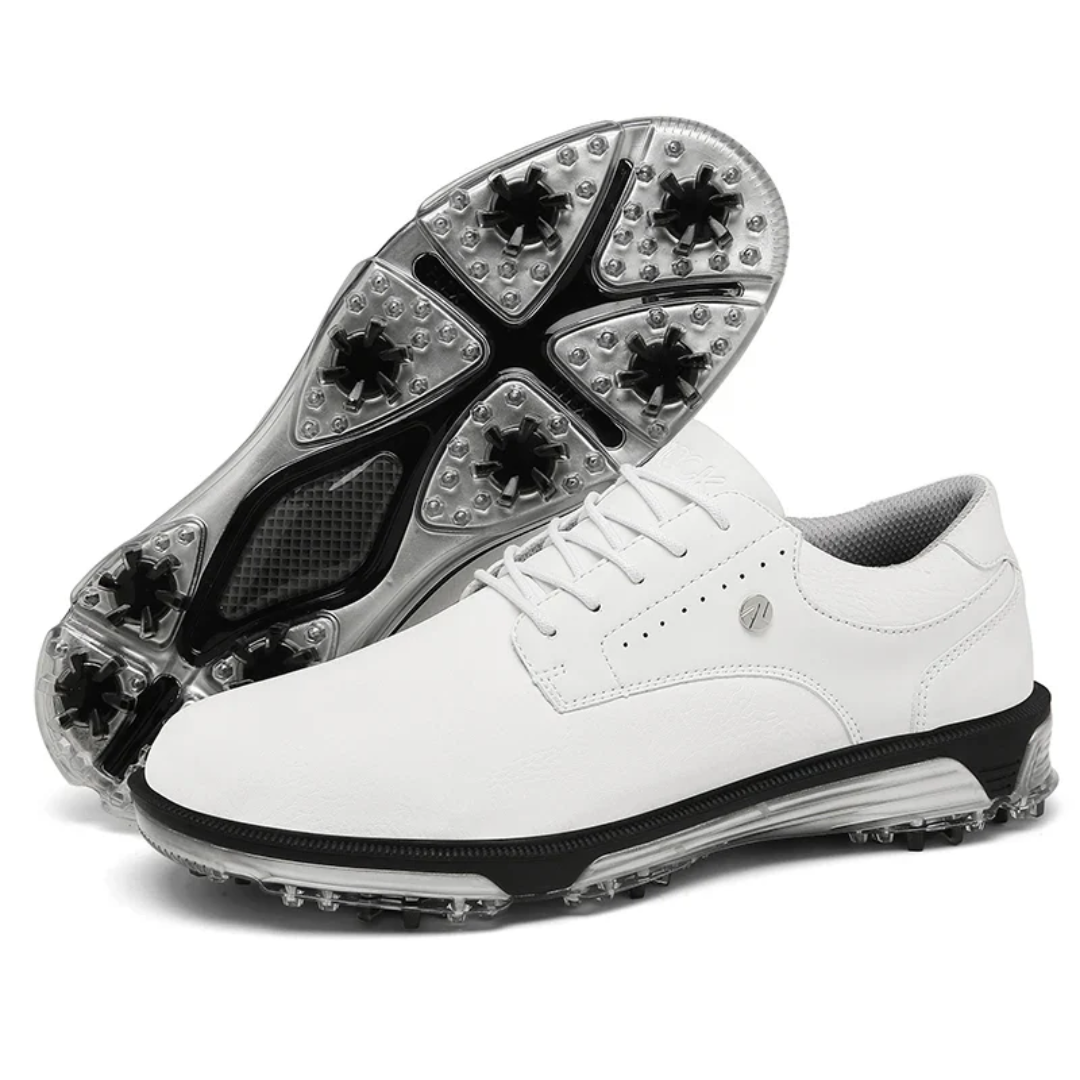 "Limited Edition Herren-Golfschuhe, wasserdicht, stilvoll, mit eleganter Lederoptik, hoher Komfort und exzellente Griffigkeit