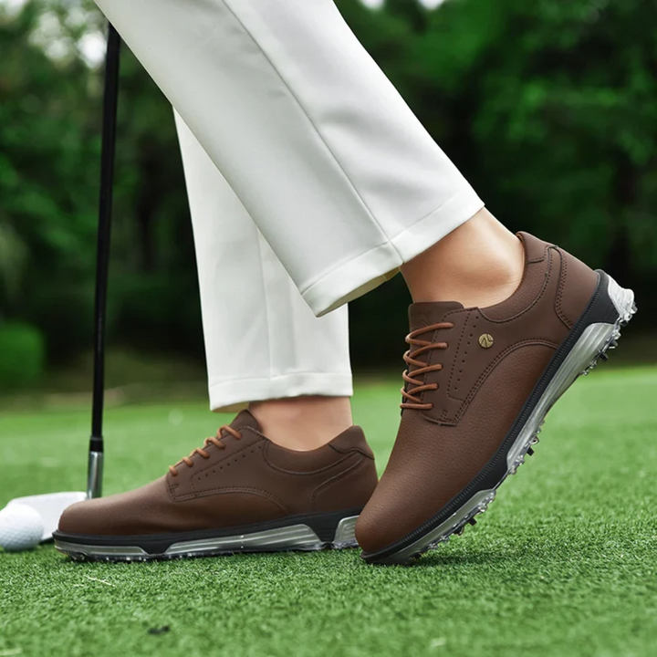 "Limited Edition Herren-Golfschuhe, wasserdicht, stilvoll, mit eleganter Lederoptik, hoher Komfort und exzellente Griffigkeit