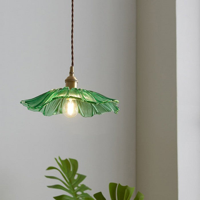 Hängelampe aus Glas für Vintage Stil - Unisex