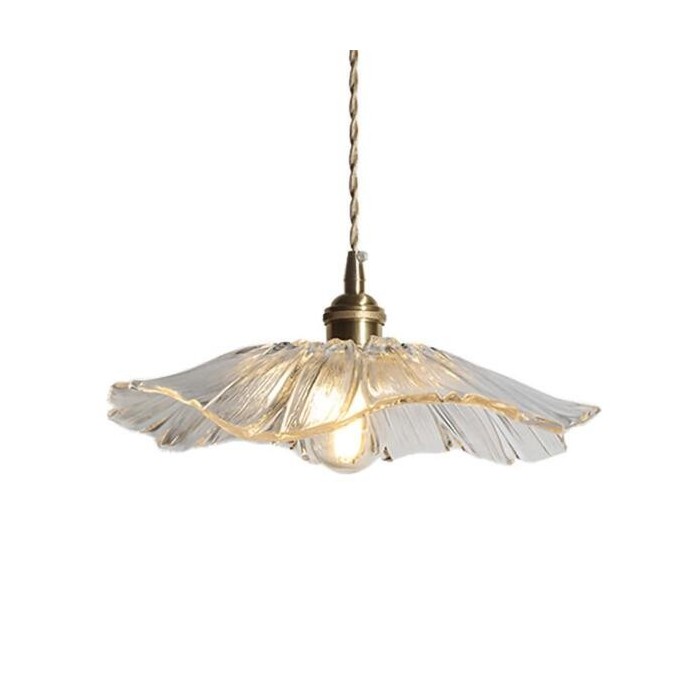 Hängelampe aus Glas für Vintage Stil - Unisex