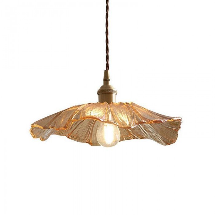 Hängelampe aus Glas für Vintage Stil - Unisex